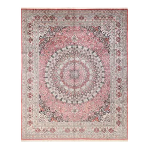 2010s Handwoven Persian Qum Style Silk Area Rug 8’0″ X 10’0″