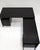 1970s Writing Desk with Typewriter Desk in Black Stained Oak by Herbert Hirche for Christian Holzäpfel KG, Germany, 1960s For Sale - Image 5 of 18