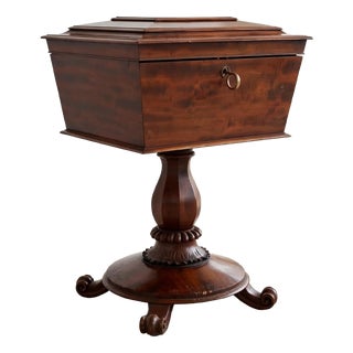 20th Century Walnut Smoking Table For Sale