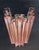Pair of Murano Wall Sconces 9 Pink Triedri For Sale - Image 12 of 12