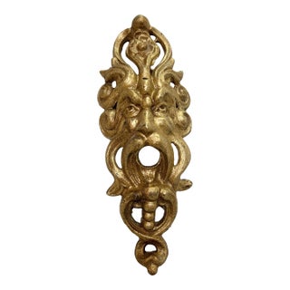Antique Brass Wall Hanging For Sale