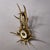 Vintage Rustic Weather Station with Antlers Item e8167 A vintage weather station featuring barometer and thermometer....