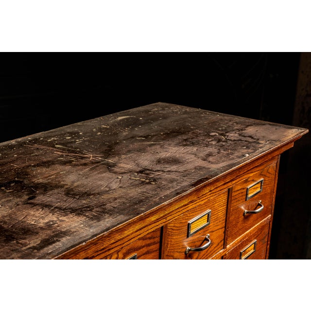 Wood Antique 56-Drawer Apothecary For Sale - Image 7 of 12