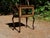 Antique Solid Oak Vitrine Cabinet Serving Bar Tea Cart Trolley For Sale - Image 15 of 18