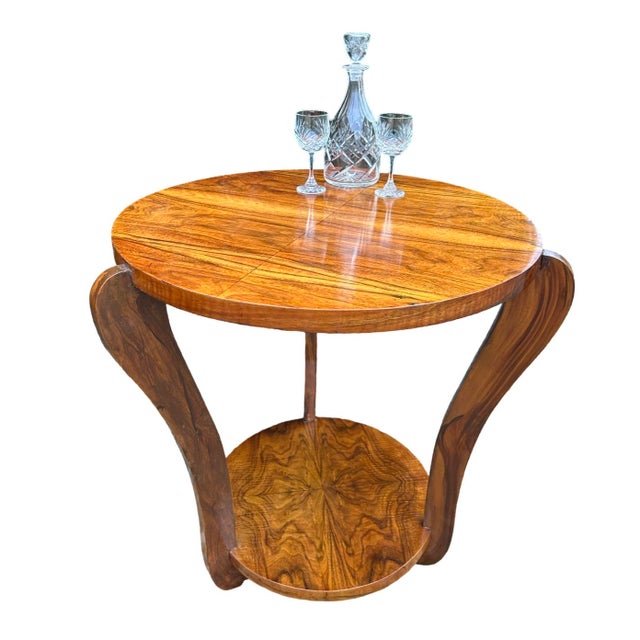 Wood French Art Deco Tulip Coffee Table For Sale - Image 7 of 7