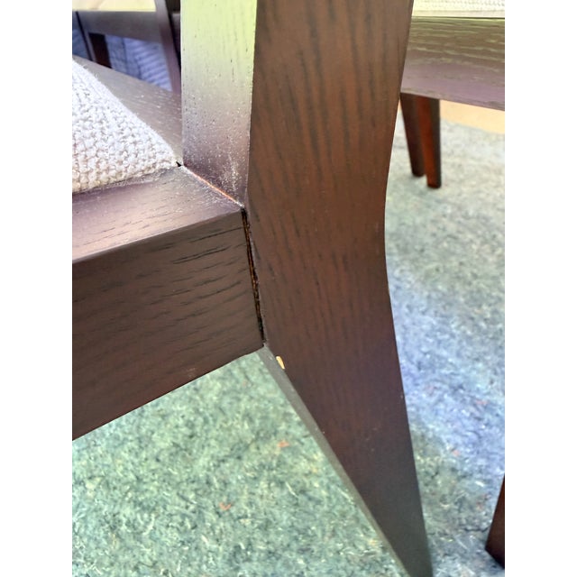 Set of 10 Bolier Custom Upholstered Dining Chairs For Sale In New York - Image 6 of 13