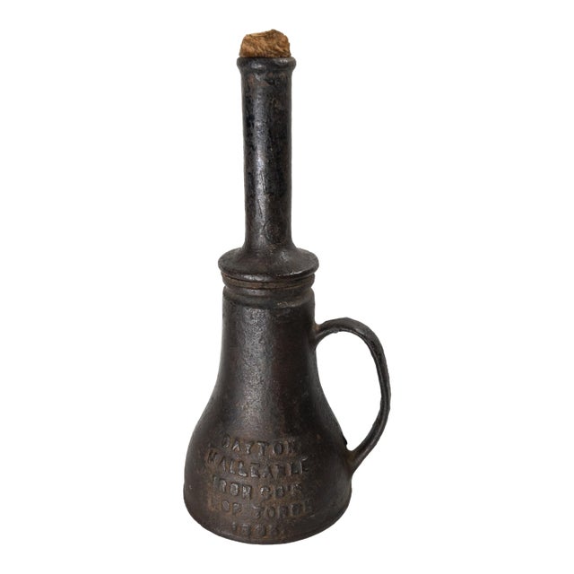 19th Century American Cast Iron Shop Torch by Dayton Malleable Iron Co. For Sale