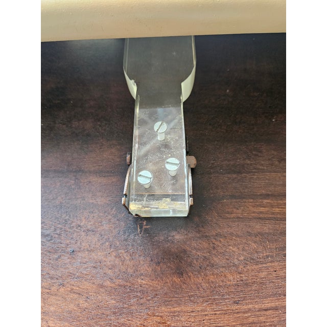 Vladimir Kagan Walnut and Acrylic Custom Dining Table - 102 Inches For Sale - Image 15 of 18