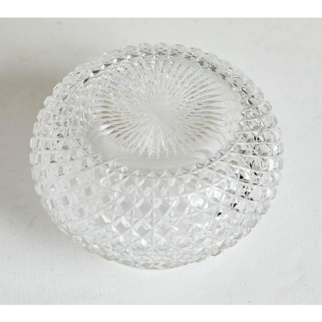 Metal Antique Mappin & Webb Tortoise, Crystal and Sterling Powder Jar For Sale - Image 7 of 7