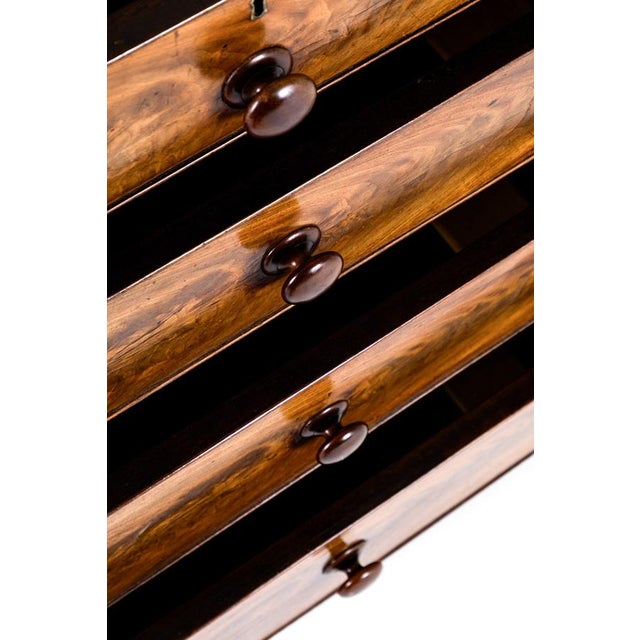 Victorian Flamed Mahogany Chest of Drawers For Sale - Image 9 of 13