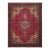1970s Vintage Persian Handmade Wool 9x12 Red Area Rug For Sale