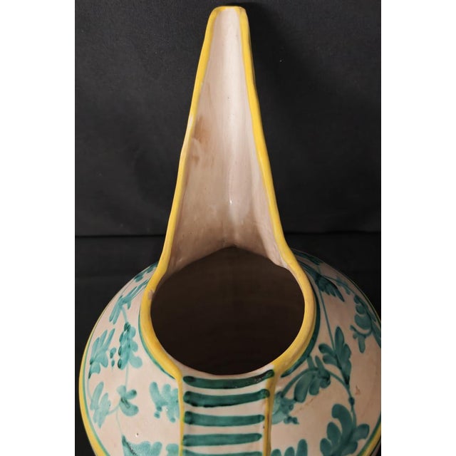 Large Vietri Ceramic Jug, 1970s For Sale - Image 6 of 12