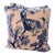 Pair of Blue Chinoiserie Bird & Floral Pillows For Sale
