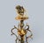 Brass Vintage Hollywood Regency Brass Chandelier 5 Light-Gothic Spanish Revival-as Is For Sale - Image 8 of 11