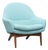 1950s Attributed to Kurt Østervig Lounge Chair in Teak For Sale