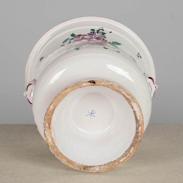 French Lunéville Saint Clément Faience Cache Pot For Sale - Image 10 of 10