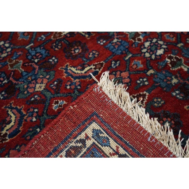 Traditional Antique Bidjar Rug 8'10'' x 12'5'' For Sale - Image 3 of 11