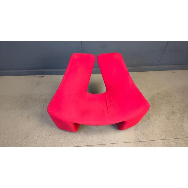 Rare "zen" chair designed by Kwok Hoi Chan in the 1970s and produced by Steiner Paris This chair is a true masterpiece of...