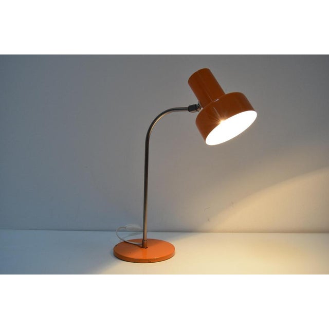 Made in Germany. Made of lacquered metal, chrome. with aged patina New cabling 1xE27 or E26bulb. Original condition. US...