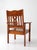 Antique Arts and Crafts Mission Oak Armchair For Sale - Image 6 of 14