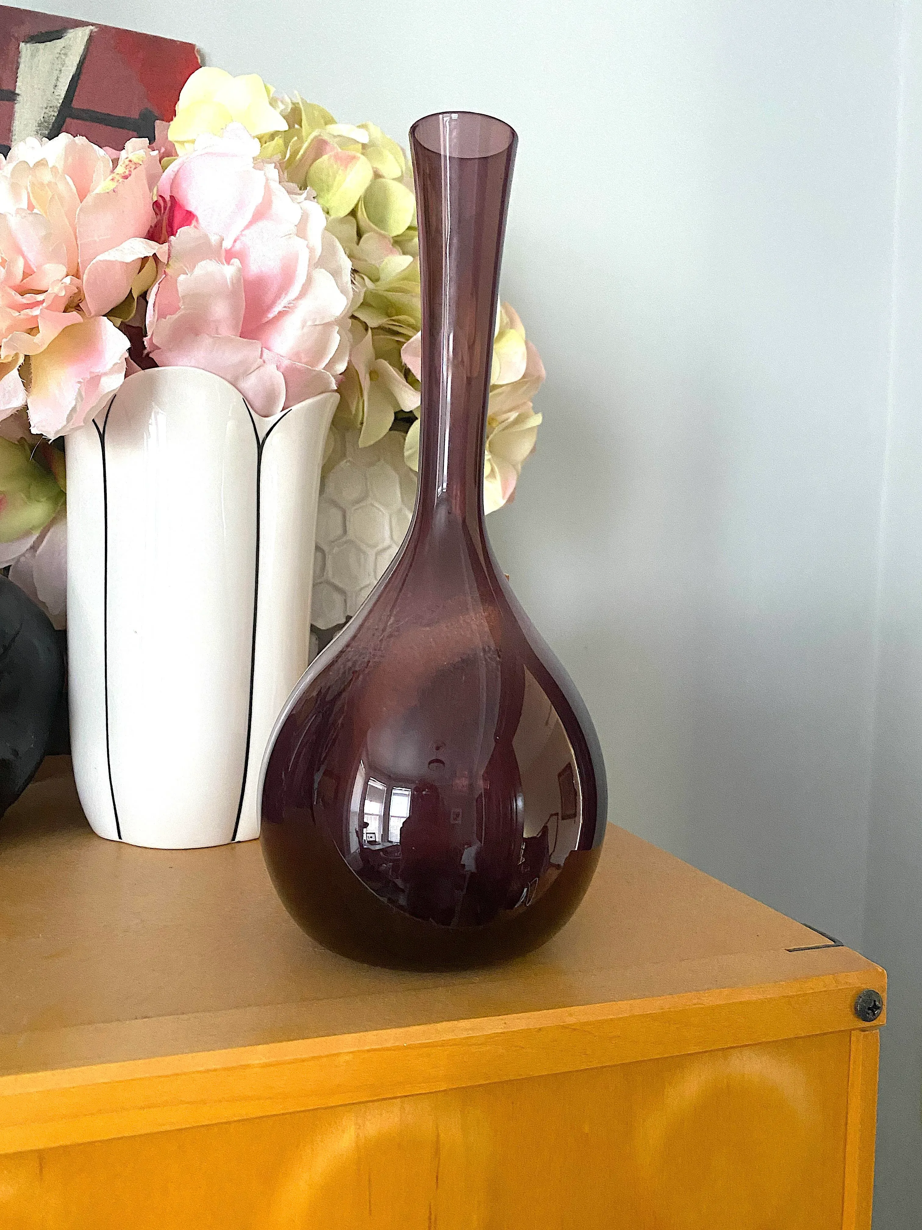 1960s Arthur Percy Mid-Century Swedish Modern Art Glass Vase for