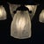 Black Art Deco Chandelier from Dégue, 1930s For Sale - Image 8 of 11