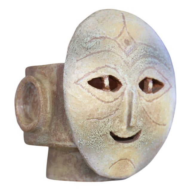 Ceramic Anthropomorphic Candleholder, 1970s For Sale