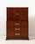 Tommi Parzinger for Charak Modern Mahogany and Brass Tall Chest of Drawers For Sale - Image 15 of 18