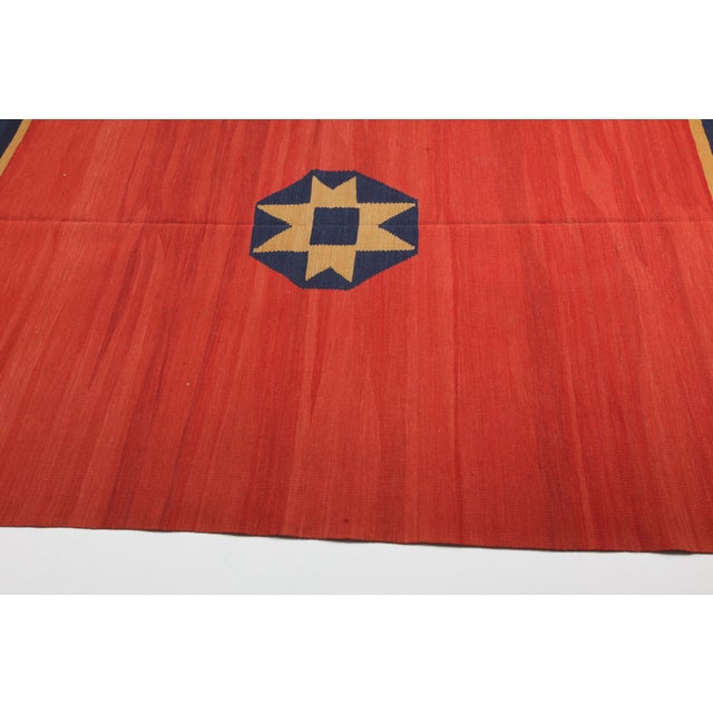 1990s Turkish Handmade Kilim Rug - 5′4″ × 7′9″ For Sale In Tampa - Image 6 of 13