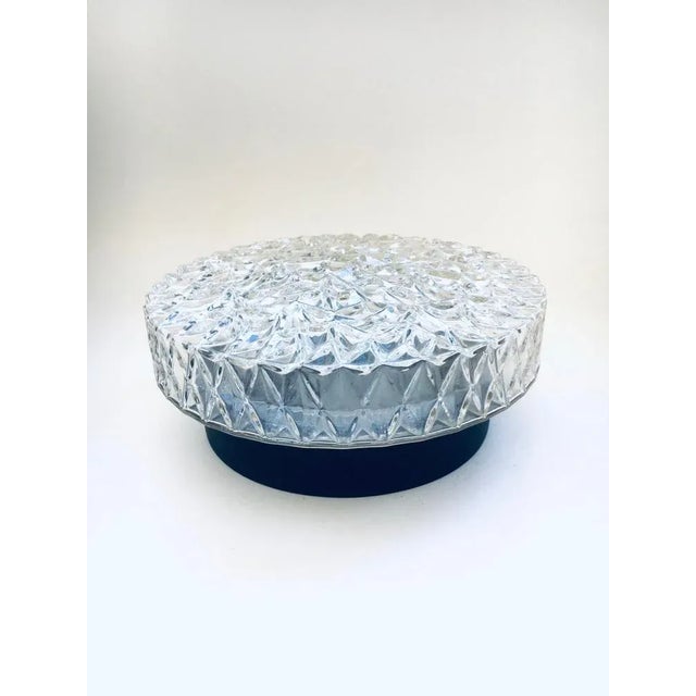 German Wall Lamp in Crystal Glass by Bur Leuchten, 1960s For Sale - Image 6 of 10