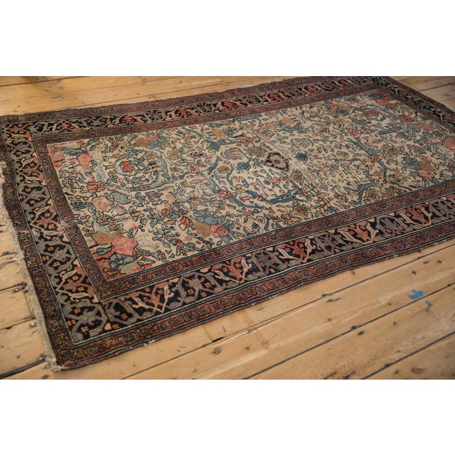 Antique Bibikabad Rug - 4'4" x 7'4" For Sale In New York - Image 6 of 18