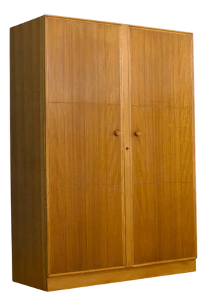 Vintage Oak Wardrobe from Meredew, 1960s, 1955