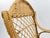 Vintage French Rattan Children’s Chair, 1950s For Sale - Image 9 of 15