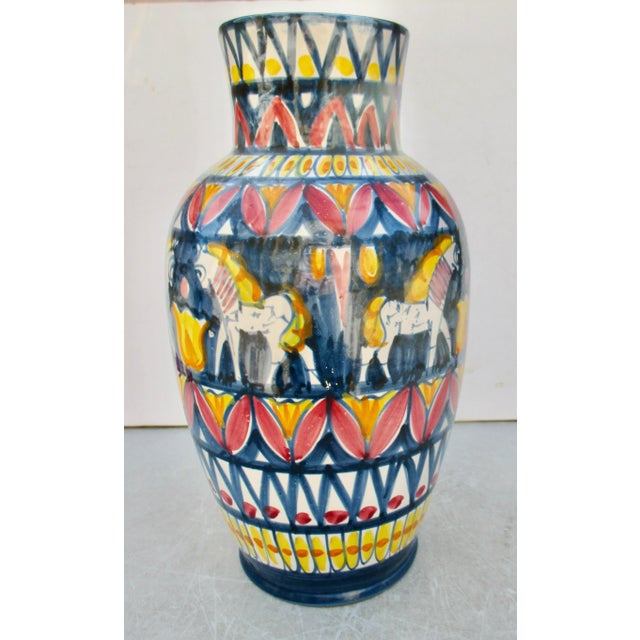 Mid 20th Century Vientri Ceramic Vase MCM For Sale - Image 5 of 10
