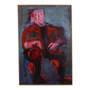 Large Figurative Expressionism Original Painting by the Reverend Dr. Virginia Cohn Parkum