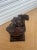 Metal Vintage Darwin Bronze Thinking Monkey Statue For Sale - Image 7 of 7
