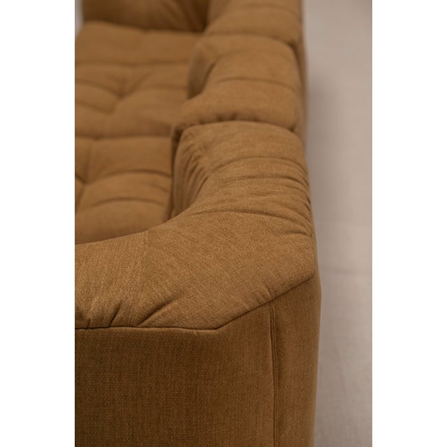 Gold Kimba Modular Four-Seater Sofa by Michel Ducaroy for Ligne Roset, 1970s, Set of 4 For Sale - Image 8 of 18