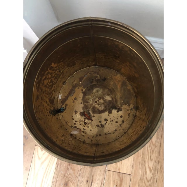 This fabulous Large Brass Planter With Lion Knocker Accents will look amazing aim any traditional interior — or exterior....