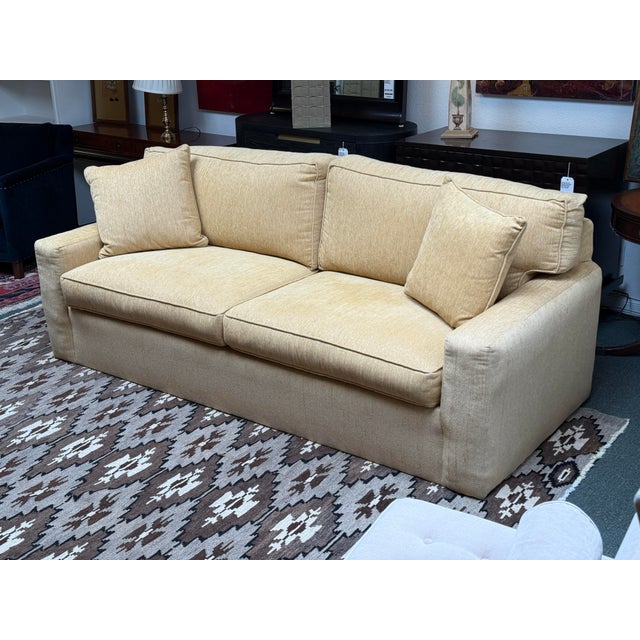 Coleman of California Erin Chenille Sofa For Sale In San Francisco - Image 6 of 12