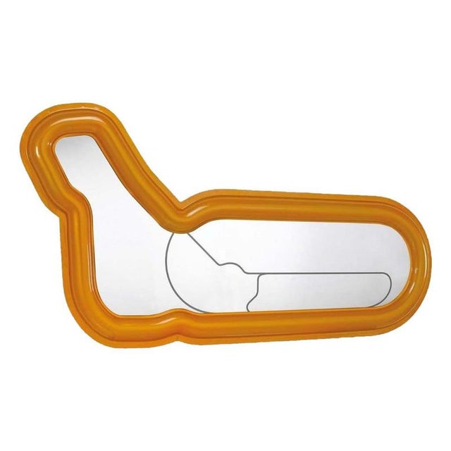 Metal Monza Wall Mirror in Powder-Coated Aluminum by Altreforme For Sale - Image 7 of 7
