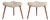 Scandinavian Modern Stools in Oakwood & Sheepskin, Denmark, 1950s, Set of 2 For Sale