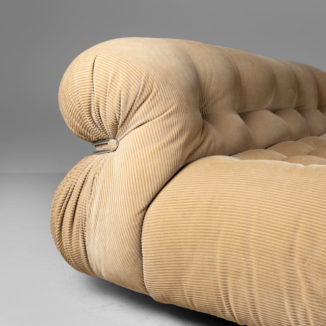 Tan Soriana Sofa by Afra & Tobia Scarpa for Cassina, 1969 For Sale - Image 8 of 13