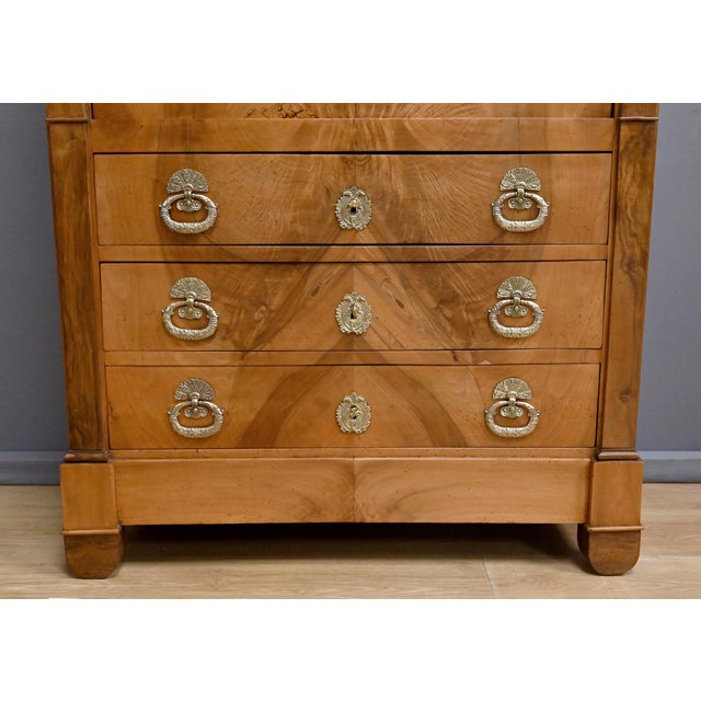 Mid-19th Century Restoration Walnut Secretary Desk For Sale - Image 11 of 18