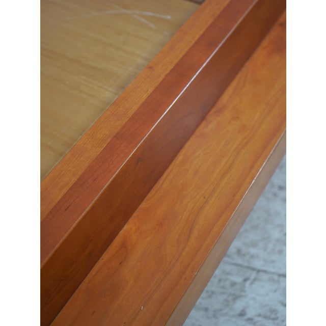 Brown Stickley Cherry Arts & Crafts King Size Platform Bed For Sale - Image 8 of 16