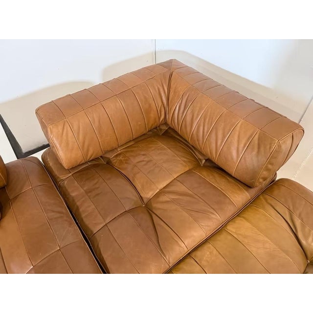 DS-88 Leather Living Room Sectional Patchwork Sofa from de Sede, Set of 4 For Sale - Image 16 of 18