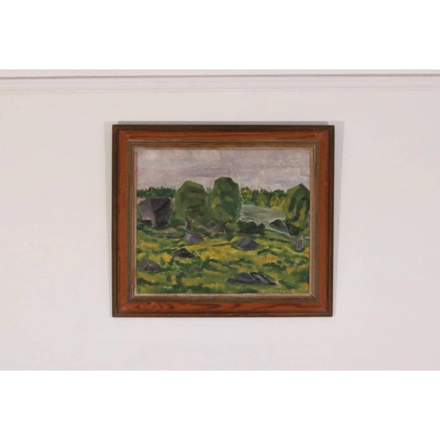 Gunnar Wärn, Trees, 1950s, Oil on Panel, Framed For Sale - Image 12 of 18