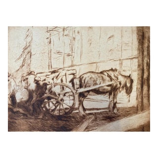 1920s Pal Fried Workers Etching For Sale