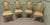 Set of 4 French Upholstered Painted Salon Chairs This beautiful Set of 4 Chairs comes from France, the chairs have high...