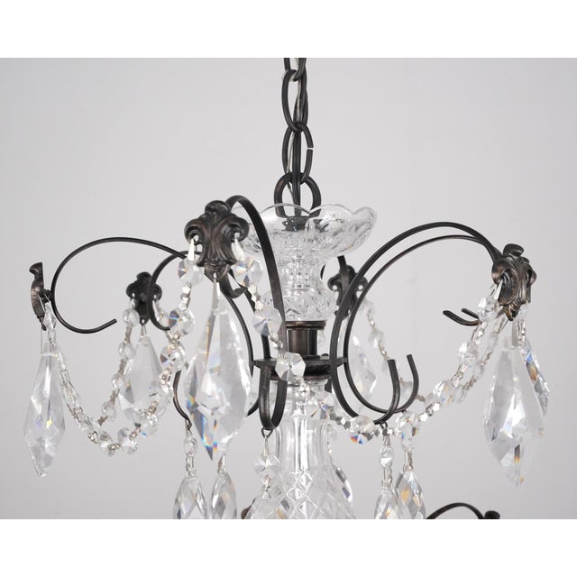 French Late 20th Century French Style Twelve Light Crystal Chandelier For Sale - Image 3 of 15