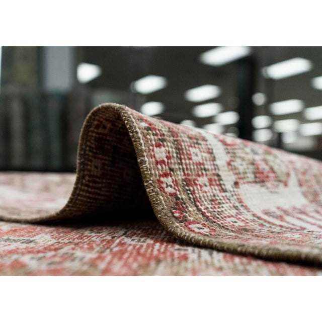 Textile Turkish Vintage Rug 6'11" x 10'5" #21120 For Sale - Image 7 of 8